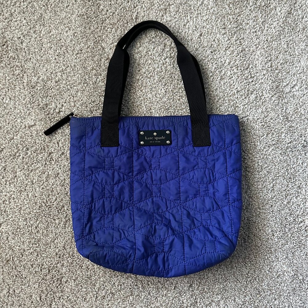 kate spade quilted tote bag 🤍